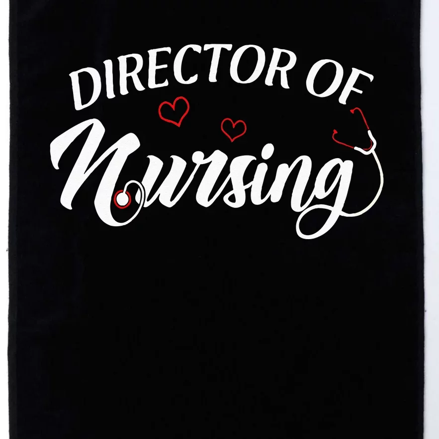 Director Of Nursing Director Nurse Stethoscope Platinum Collection Golf Towel