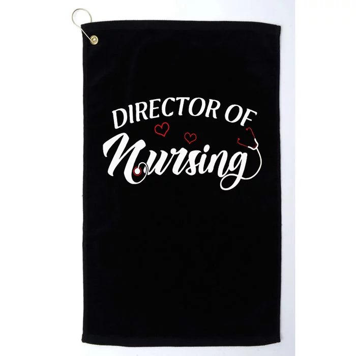 Director Of Nursing Director Nurse Stethoscope Platinum Collection Golf Towel