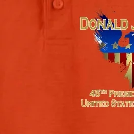 Donald J. Trump 45th President of the USA Eagle Splatter Dry Zone Grid Performance Polo