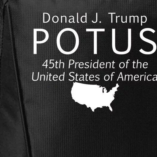 Donald J. Trump POTUS 45th President of The USA City Backpack