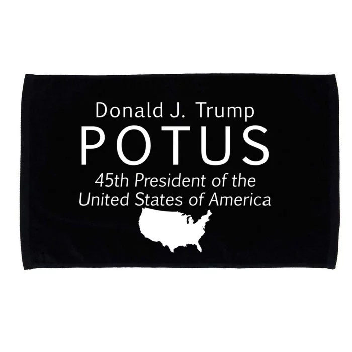 Donald J. Trump POTUS 45th President of The USA Microfiber Hand Towel