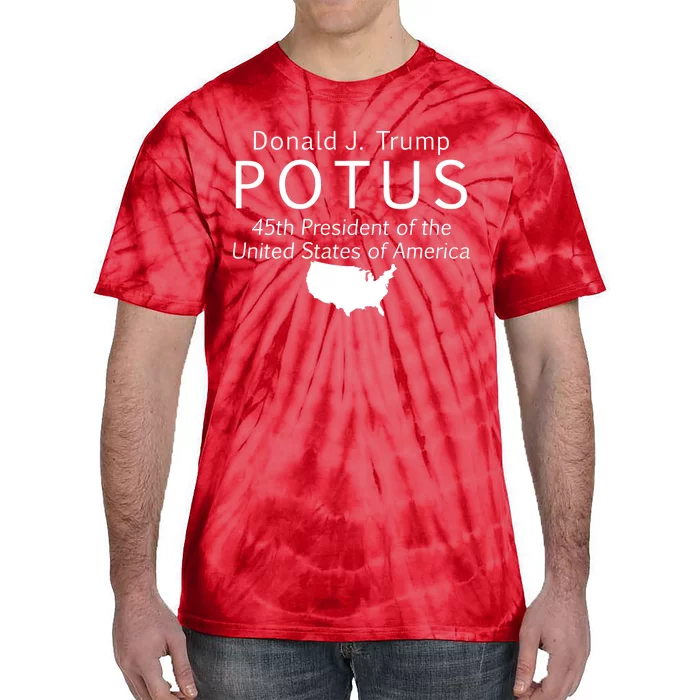 Donald J. Trump POTUS 45th President of The USA Tie-Dye T-Shirt