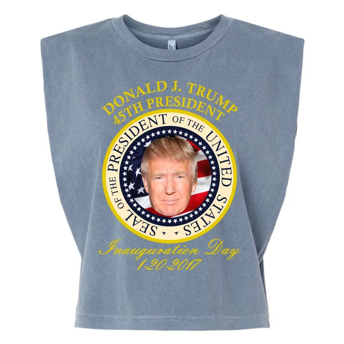 Donald J. Trump Presidential Seal Inauguration Garment-Dyed Women's Muscle Tee