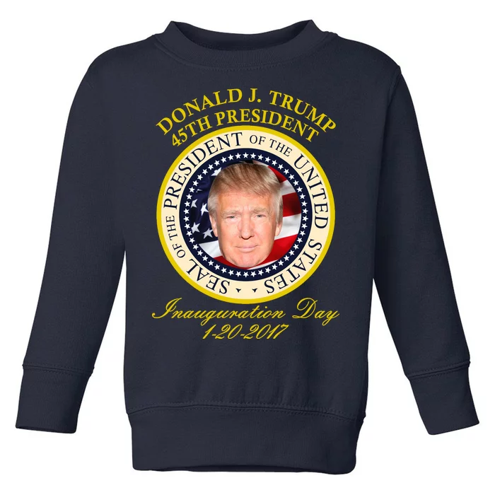 Donald J. Trump Presidential Seal Inauguration Toddler Sweatshirt