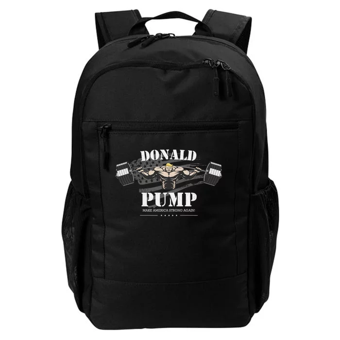 Donald Pump Make America Strong Again Daily Commute Backpack