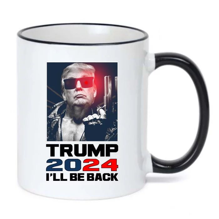 Donald Trump 2024 I'll Be Back Black Color Changing Mug