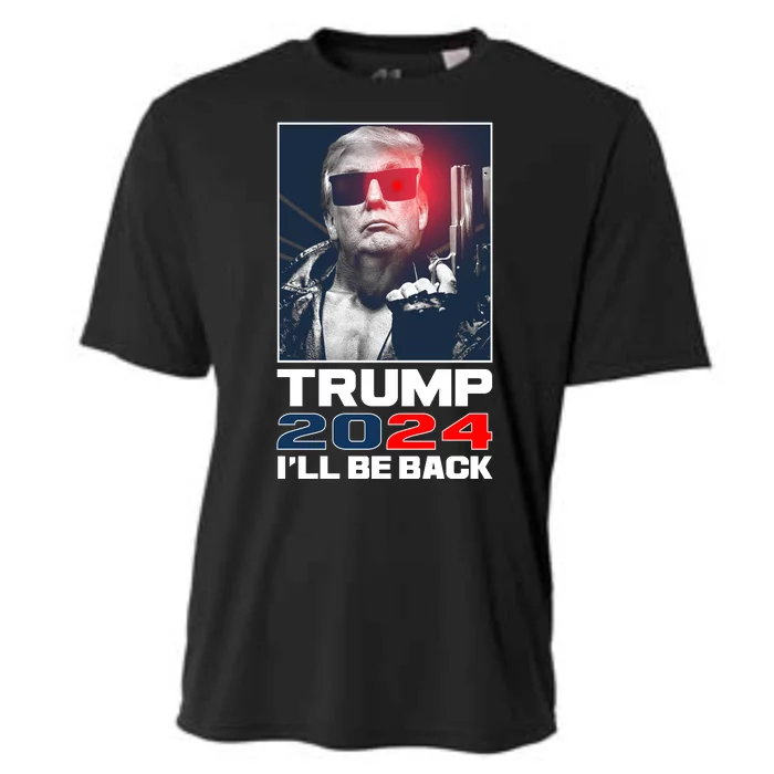 Donald Trump 2024 I'll Be Back Cooling Performance Crew T-Shirt