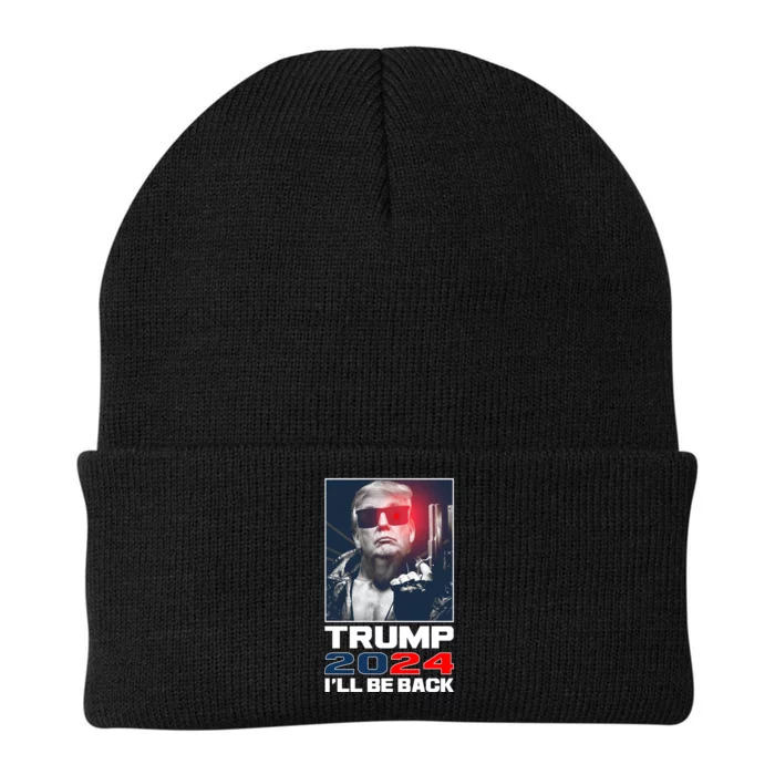 Donald Trump 2024 I'll Be Back Knit Cap Winter Beanie