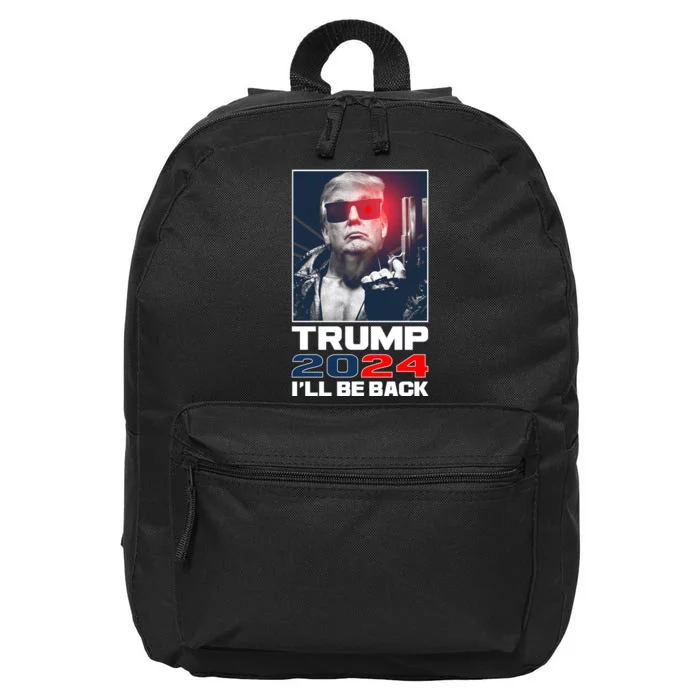 Donald Trump 2024 I'll Be Back 16 in Basic Backpack