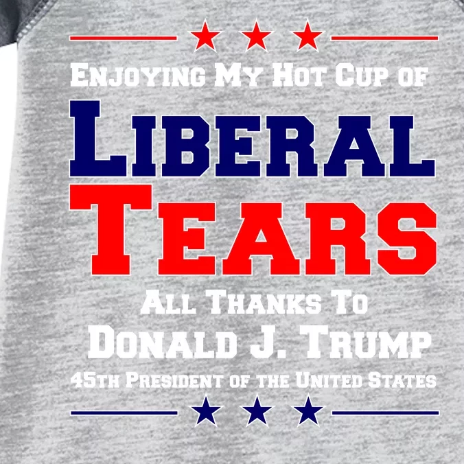 Donald Trump 45TH PRESIDENT POTUS Liberal Tears Infant Baby Jersey Bodysuit