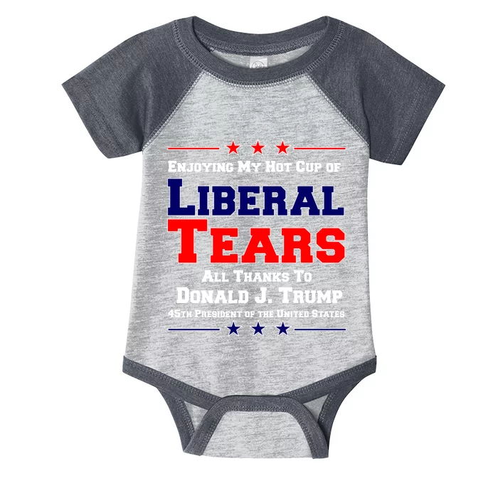 Donald Trump 45TH PRESIDENT POTUS Liberal Tears Infant Baby Jersey Bodysuit