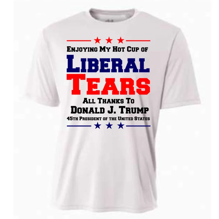 Donald Trump 45TH PRESIDENT POTUS Liberal Tears Cooling Performance Crew T-Shirt