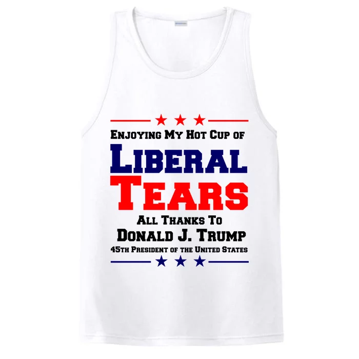 Donald Trump 45TH PRESIDENT POTUS Liberal Tears Performance Tank