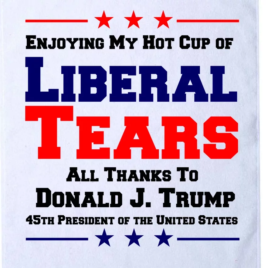 Donald Trump 45TH PRESIDENT POTUS Liberal Tears Platinum Collection Golf Towel