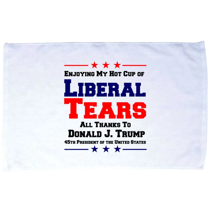 Donald Trump 45TH PRESIDENT POTUS Liberal Tears Microfiber Hand Towel