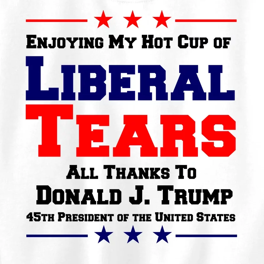 Donald Trump 45TH PRESIDENT POTUS Liberal Tears Kids Sweatshirt