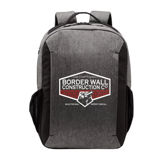 Donald Trump Border Wall Construction Vector Backpack