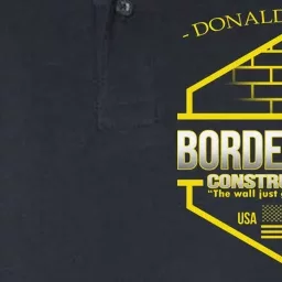 Donald Trump Border Wall Construction Co Softstyle Adult Sport Polo