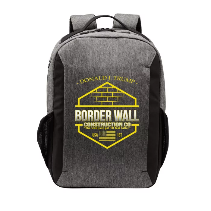 Donald Trump Border Wall Construction Co Vector Backpack