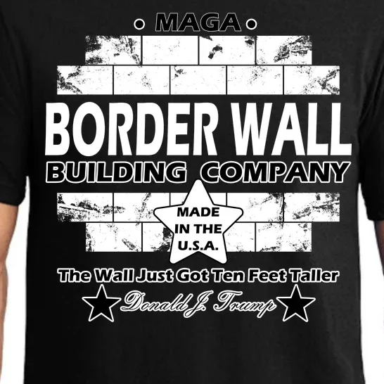 Donald Trump Border Wall Construction Company Pajama Set