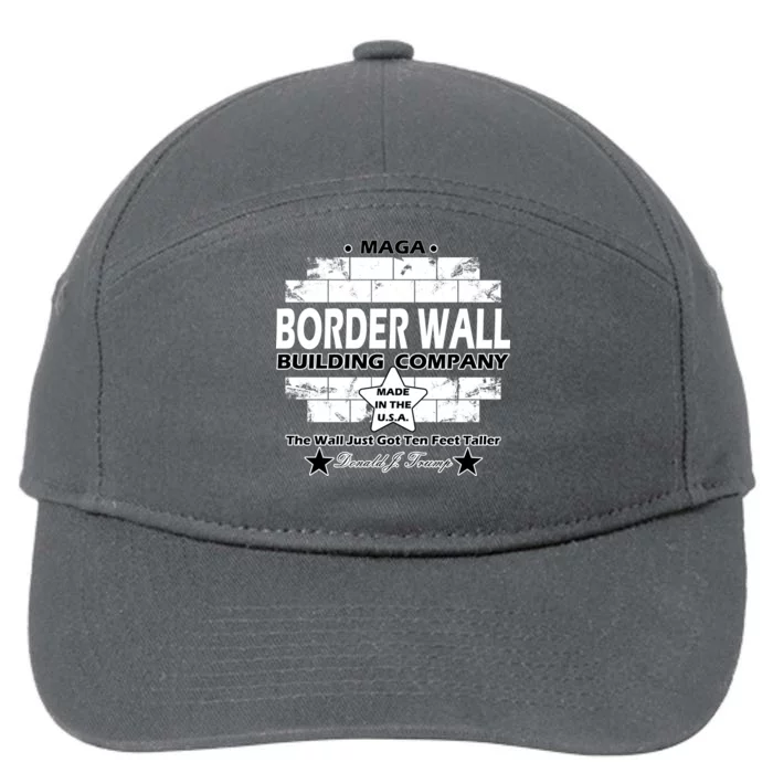 Donald Trump Border Wall Construction Company 7-Panel Snapback Hat