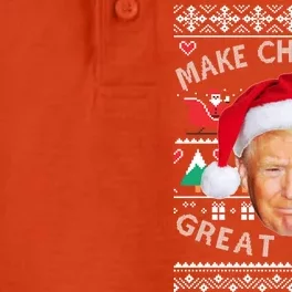 Donald Trump Christmas Dry Zone Grid Performance Polo