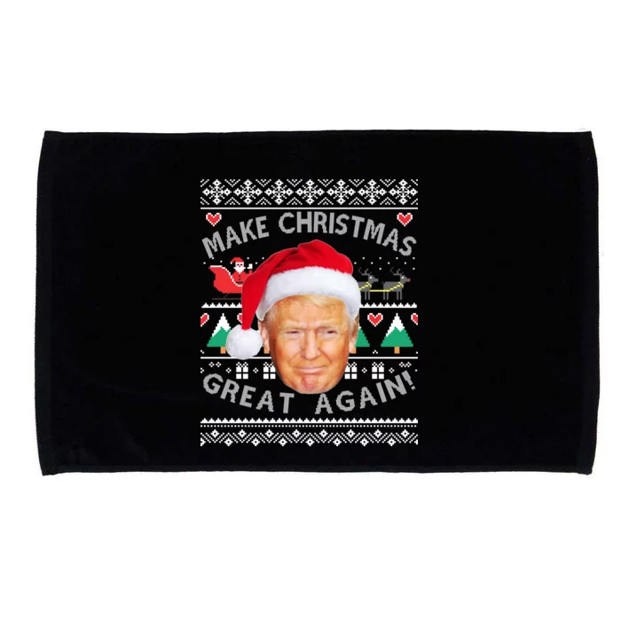 Donald Trump Christmas Microfiber Hand Towel