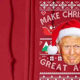 Donald Trump Christmas Full Zip Hoodie