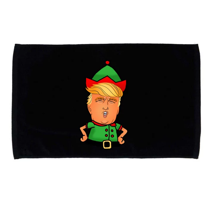 Donald Trump Christmas Elf Microfiber Hand Towel