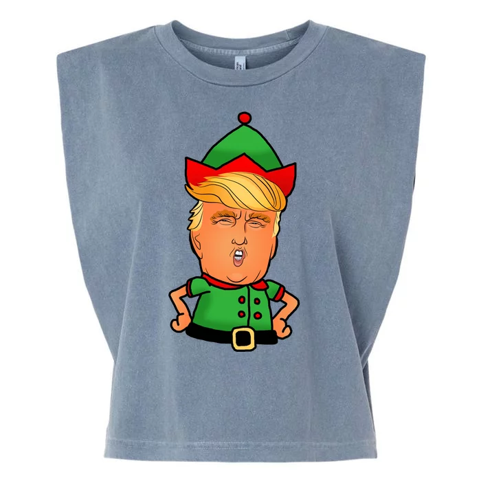 Donald Trump Christmas Elf Garment-Dyed Women's Muscle Tee