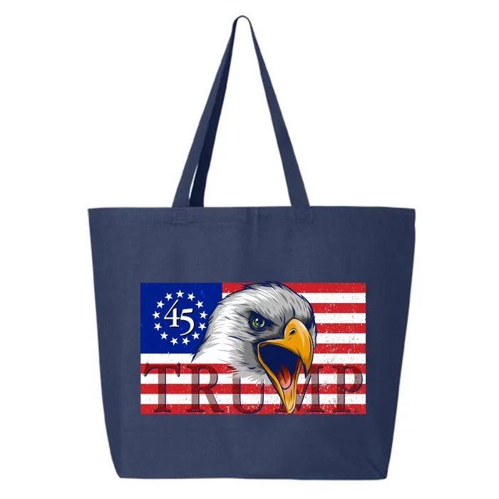 Donald Trump Eagle Betsy Ross Flag 25L Jumbo Tote