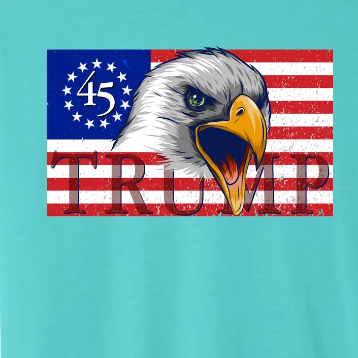 Donald Trump Eagle Betsy Ross Flag ChromaSoft Performance T-Shirt