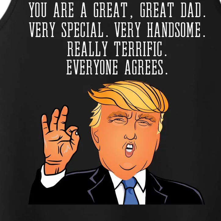 Donald Trump Father s Day Performance Tank