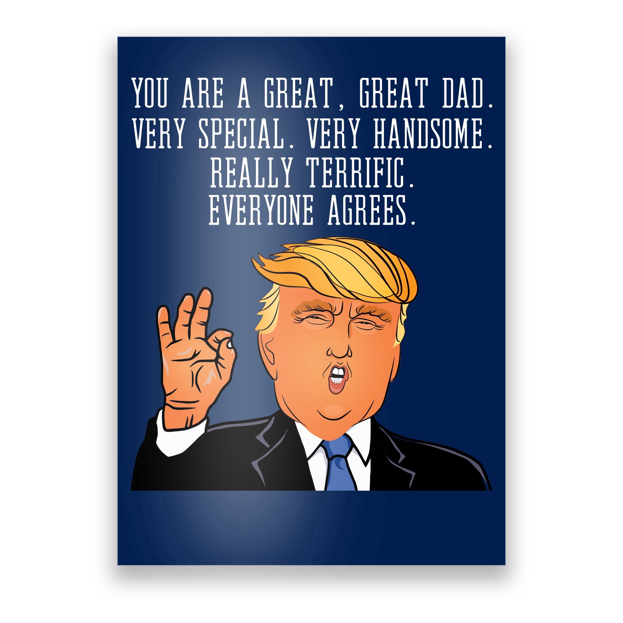 Donald Trump Father s Day Poster TeeShirtPalace