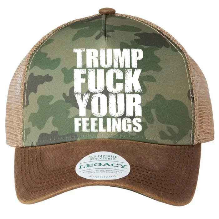 Donald Trump Fuck Your Feelings President Legacy Tie Dye Trucker Hat