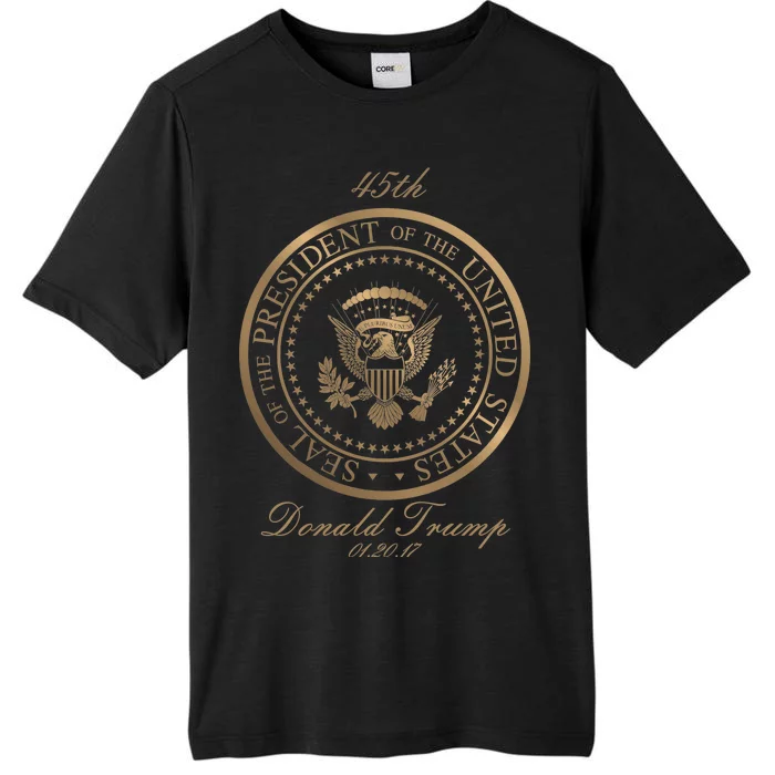 Donald Trump Gold Seal - 45th President ChromaSoft Performance T-Shirt