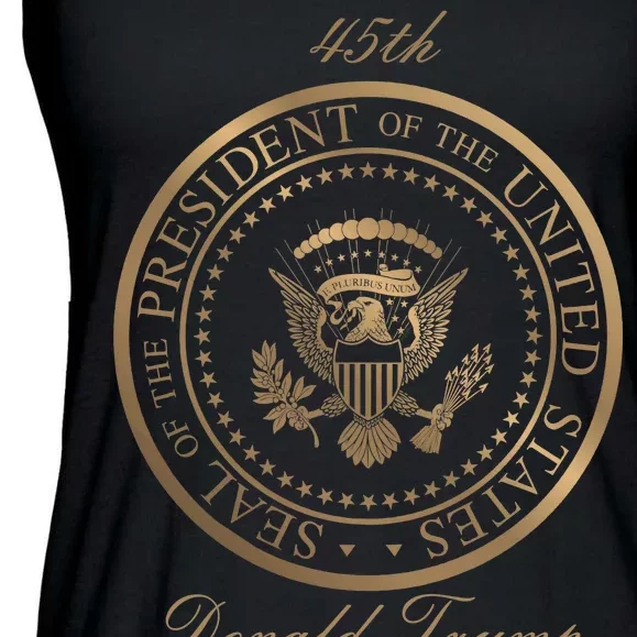 Donald Trump Gold Seal - 45th President Ladies Essential Flowy Tank