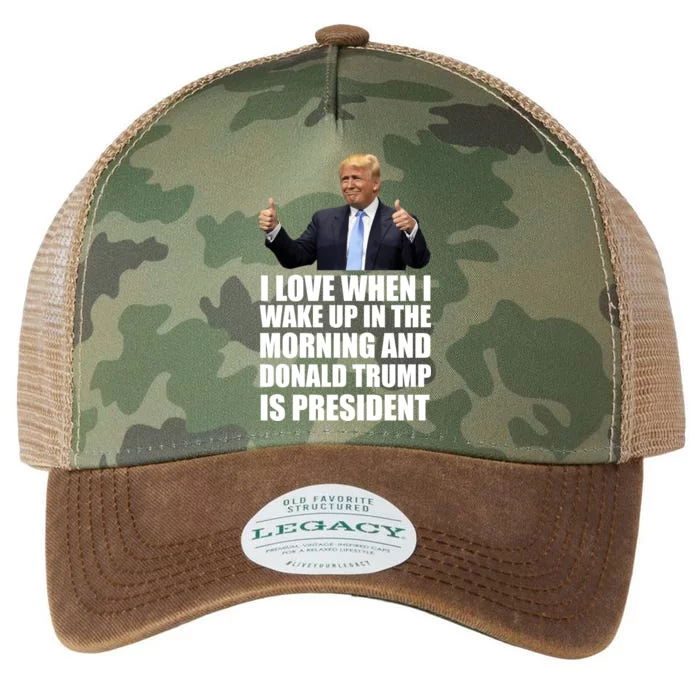 Donald Trump Is My President Legacy Tie Dye Trucker Hat