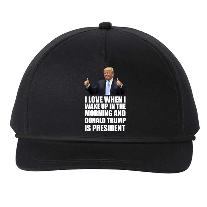 Donald Trump Is My President Snapback Five-Panel Rope Hat