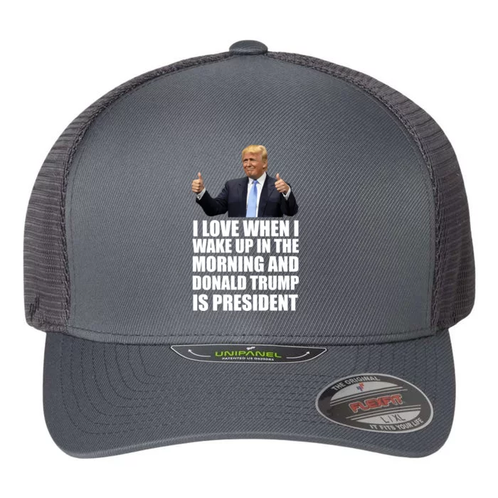 Donald Trump Is My President Flexfit Unipanel Trucker Cap