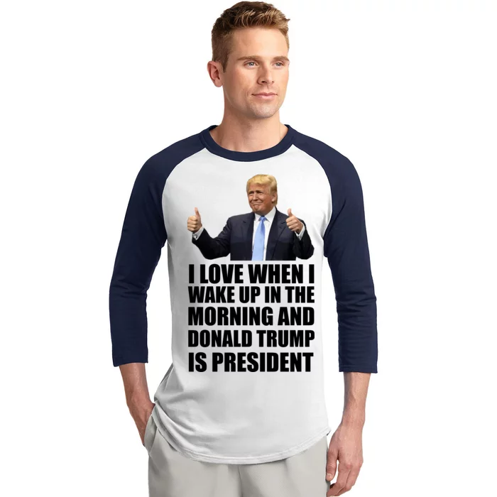 Donald Trump Is My President Baseball Sleeve Shirt