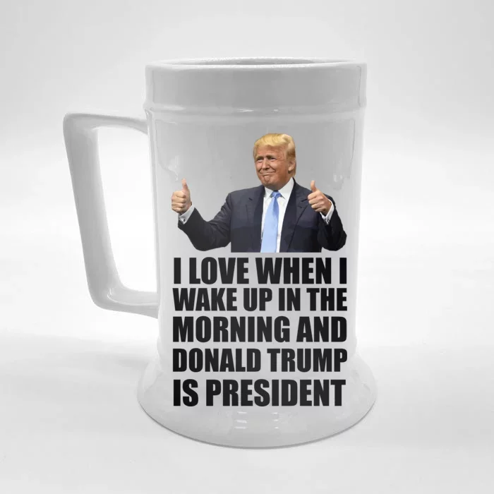 Donald Trump Is My President Front & Back Beer Stein