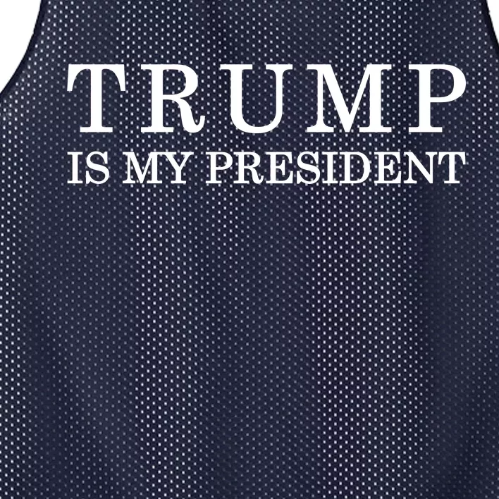 Donald Trump Is My President 45th POTUS Mesh Reversible Basketball Jersey Tank