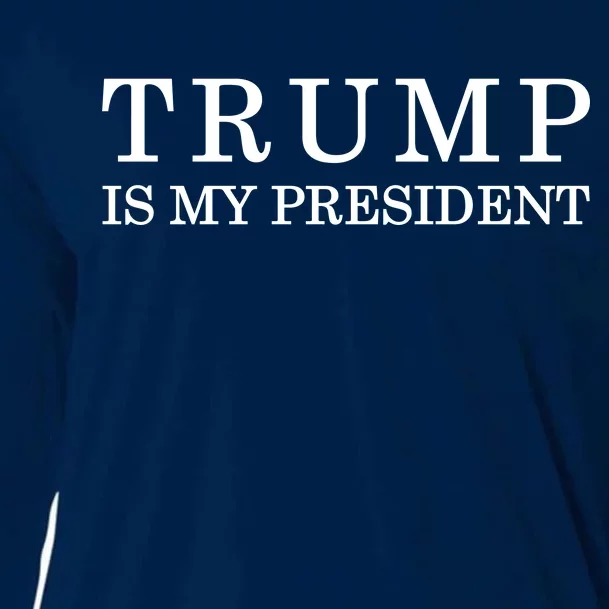 Donald Trump Is My President 45th POTUS Cooling Performance Long Sleeve Crew