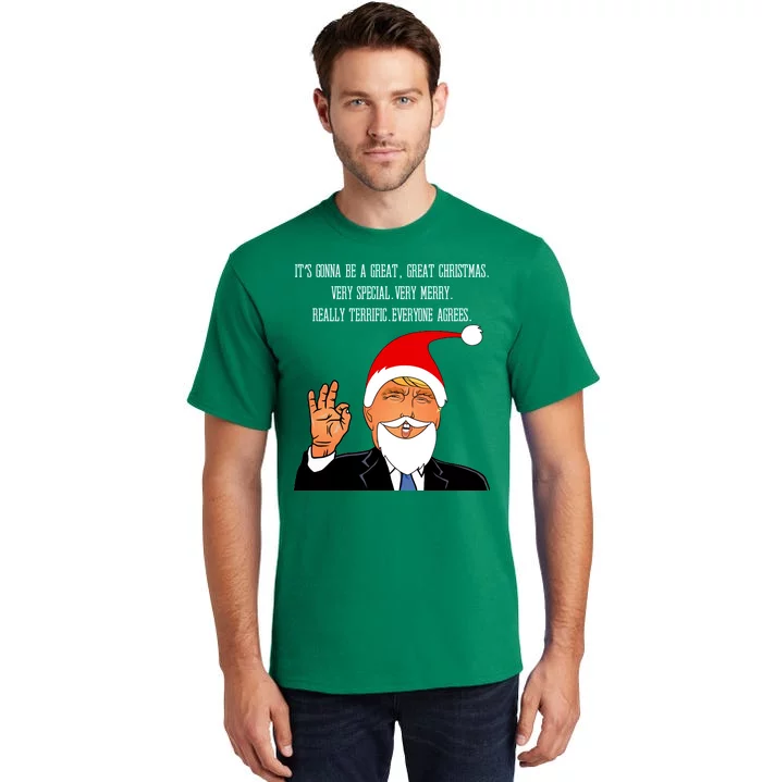 Donald Trump It's Gonna Be A Great Christmas Tall T-Shirt