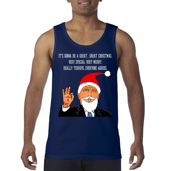 Donald Trump It's Gonna Be A Great Christmas Tank Top