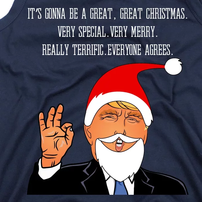 Donald Trump It's Gonna Be A Great Christmas Tank Top