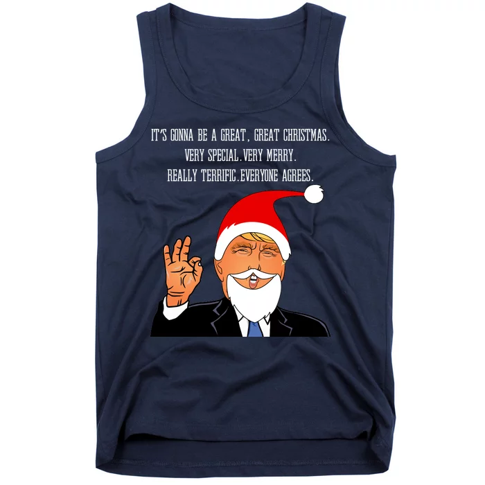 Donald Trump It's Gonna Be A Great Christmas Tank Top