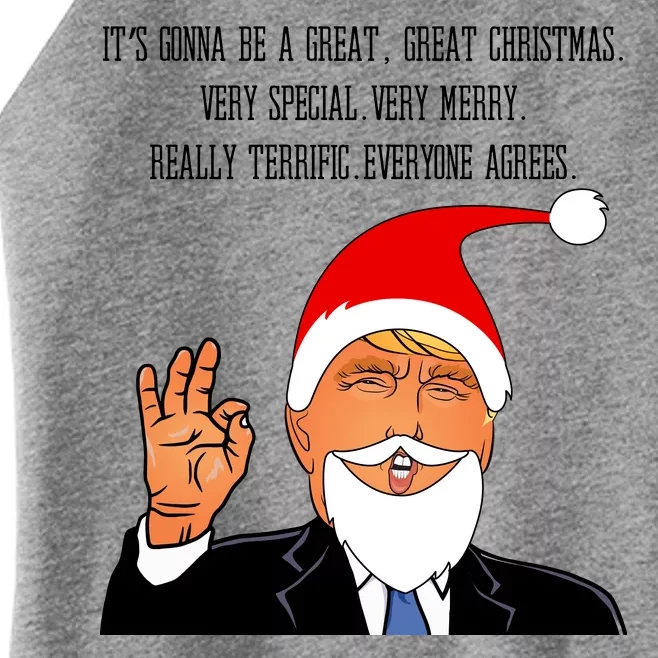 Donald Trump It's Gonna Be A Great Christmas Women’s Perfect Tri Rocker Tank