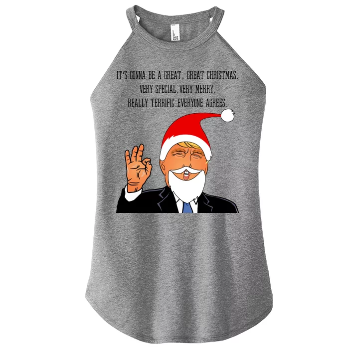 Donald Trump It's Gonna Be A Great Christmas Women’s Perfect Tri Rocker Tank